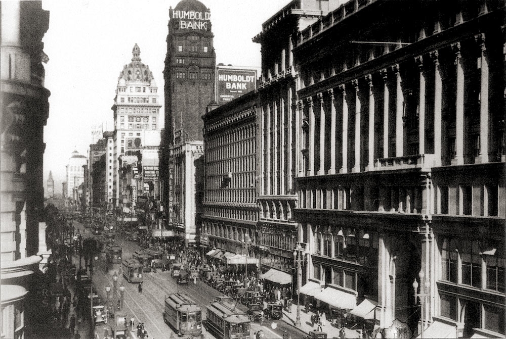the SF Call building, and the Humboldt building in 1925