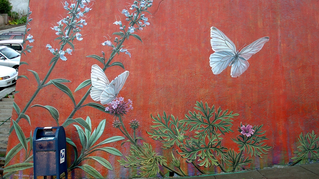 The Botanical Mural by Mona Caron