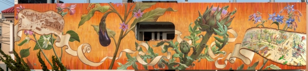 Noe Valley Mural (East side) by Mona Caron